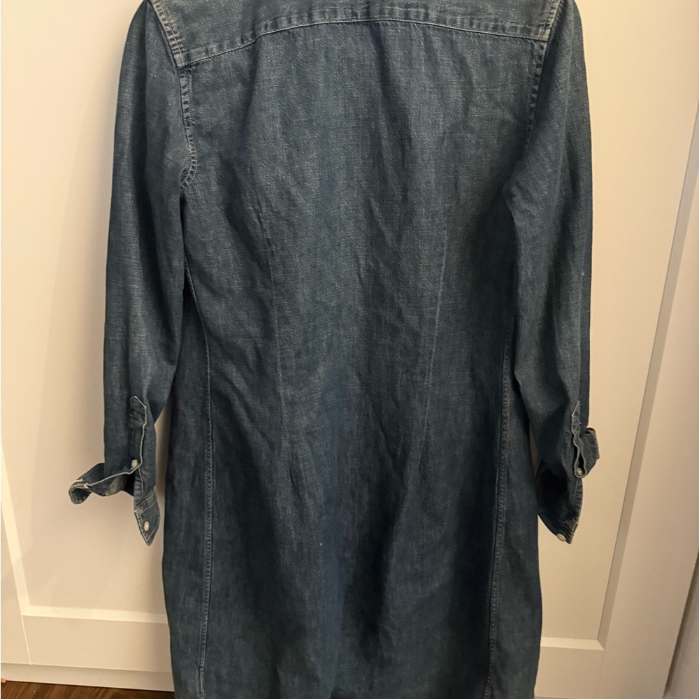 Polo by Ralph Lauren Blue Denim Midi Dress
